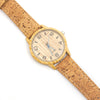 Recicled corck and wood women watch