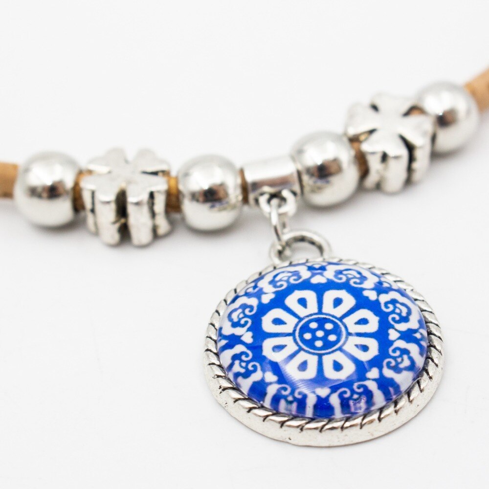 Recicled corck jewlery set