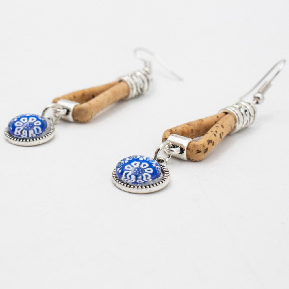Recicled corck jewlery set