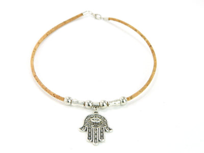 Cork Fatima necklace