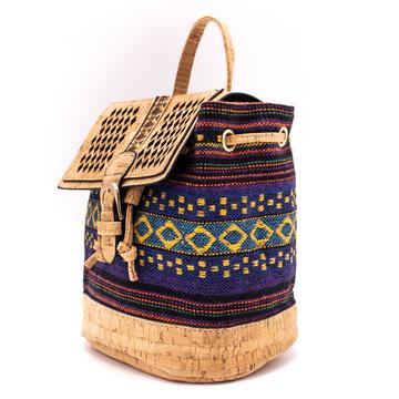 Cork nepal  eco vegan  backpack