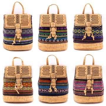 Cork nepal  eco vegan  backpack