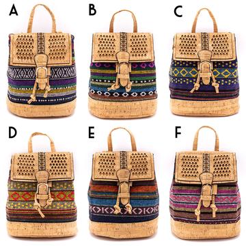 Cork nepal  eco vegan  backpack