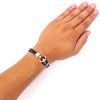 ANCHOR  unisex round  cork  Nautical bracelet
