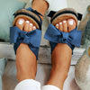 LACES  Bow Slip On fashion Sandals