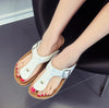 Cork Mono Belt Strap Glitter white Babouche