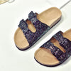 Cork  Belt Strap Babouche Slides