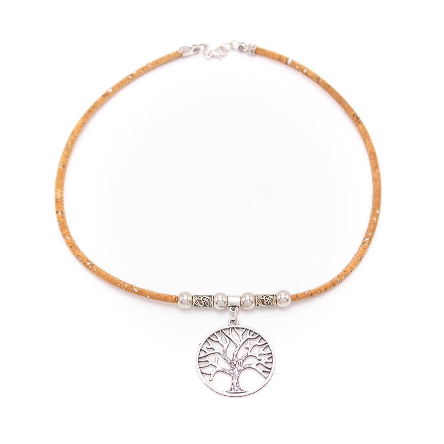 TREE OF LIFE Natural Cork made necklace