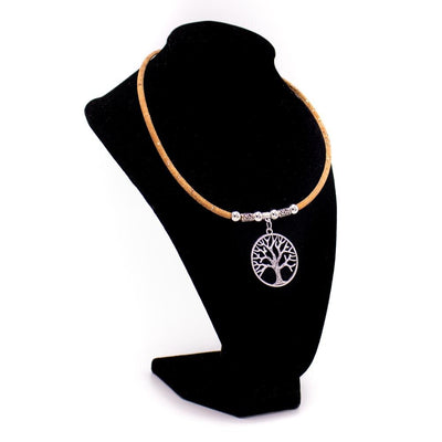 TREE OF LIFE Natural Cork made necklace