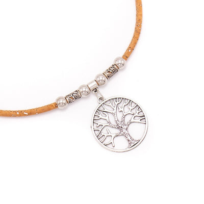 TREE OF LIFE Natural Cork made necklace