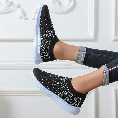 NIGHTFALL BLACK MESH SNEAKERS