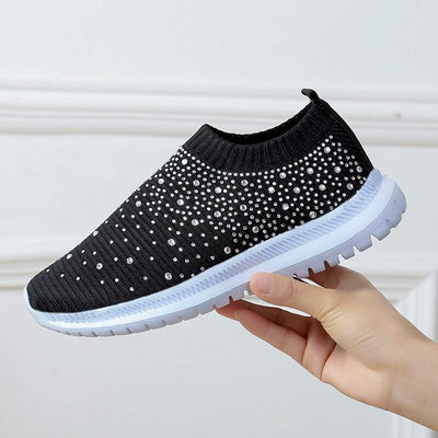NIGHTFALL BLACK MESH SNEAKERS