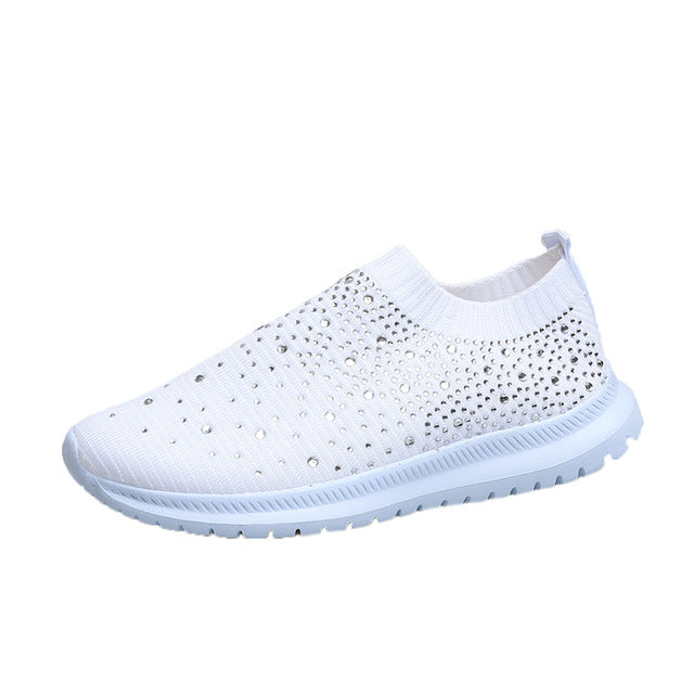 NIGHTFALL WHITE MESH SNEAKERS