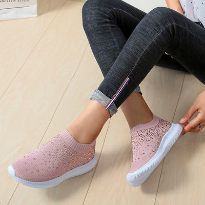 NIGHTFALL PINK MESH SNEAKERS
