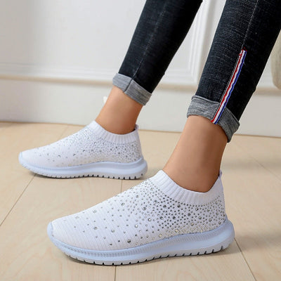 NIGHTFALL WHITE MESH SNEAKERS