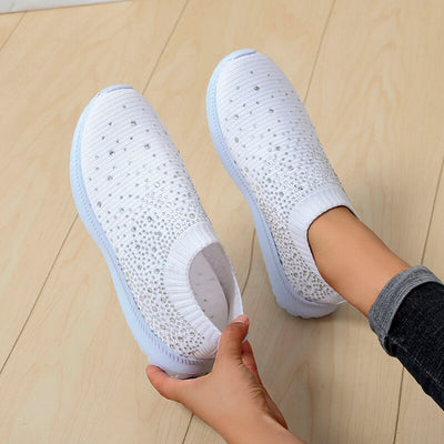 NIGHTFALL WHITE MESH SNEAKERS