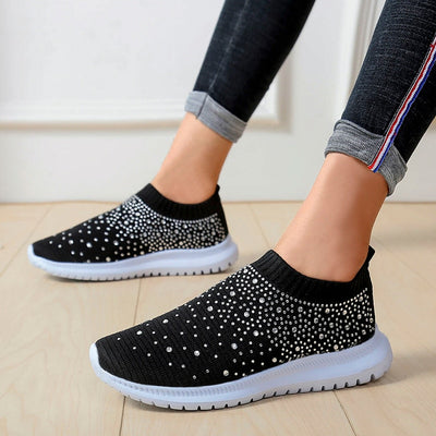 NIGHTFALL BLACK MESH SNEAKERS
