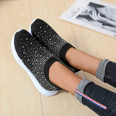 NIGHTFALL BLACK MESH SNEAKERS