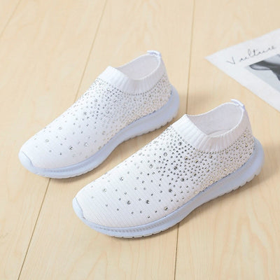 NIGHTFALL WHITE MESH SNEAKERS