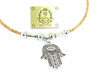 Cork Fatima necklace
