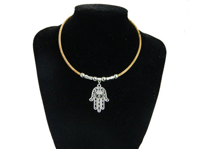 Cork Fatima necklace
