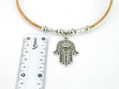 Cork Fatima necklace