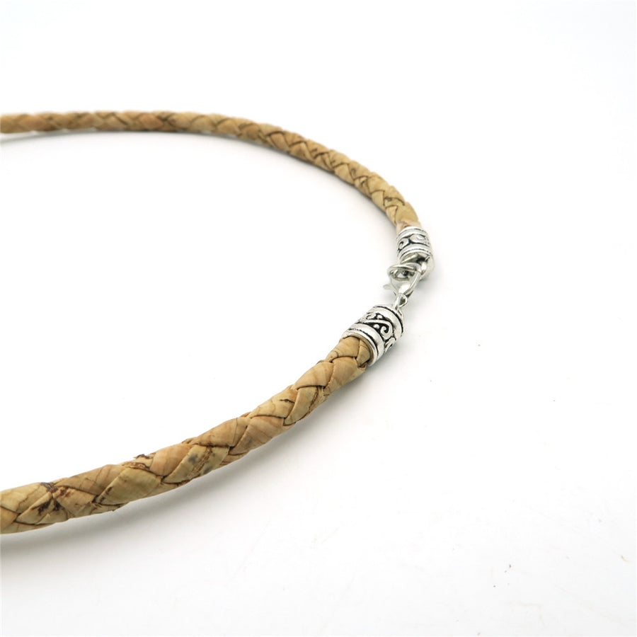 Natural Cork Handmade antique sliver tube