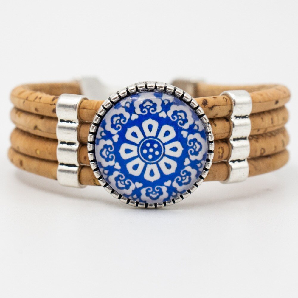Recicled corck jewlery set