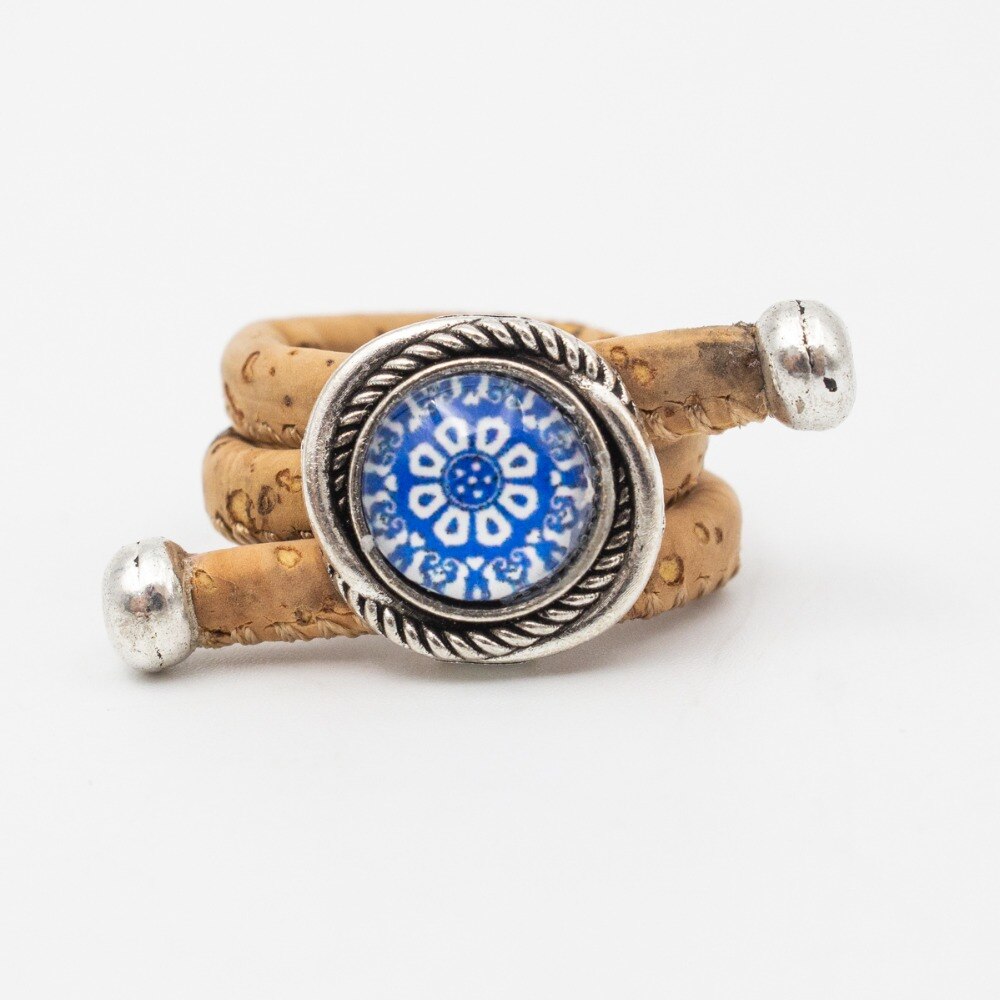 Recicled corck jewlery set