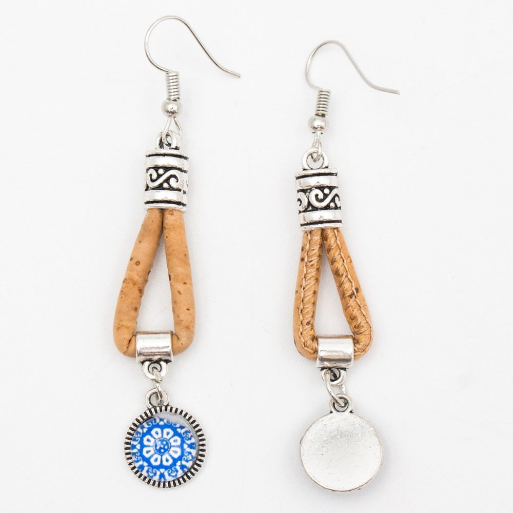 Recicled corck jewlery set