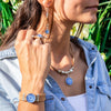 Recicled corck jewlery set