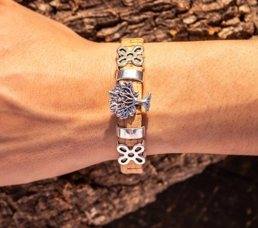 TREE OF LIFE Cork 17cm cork bracelet