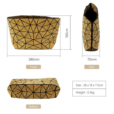 HEX big cork chain luxury handbag
