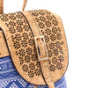 OCEAN - Cork Textile vegan mini backpack