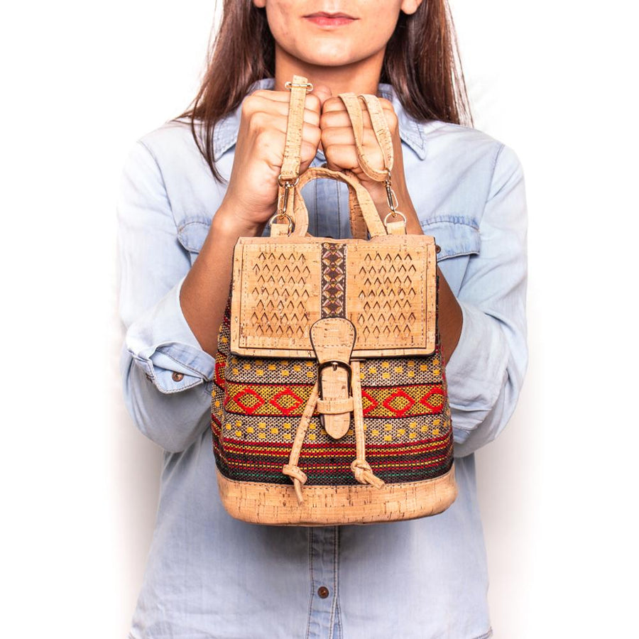 Cork nepal  eco vegan  backpack