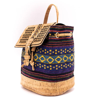 Cork nepal  eco vegan  backpack