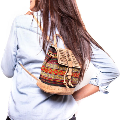 Cork nepal  eco vegan  backpack