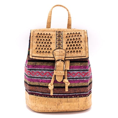 Cork nepal  eco vegan  backpack